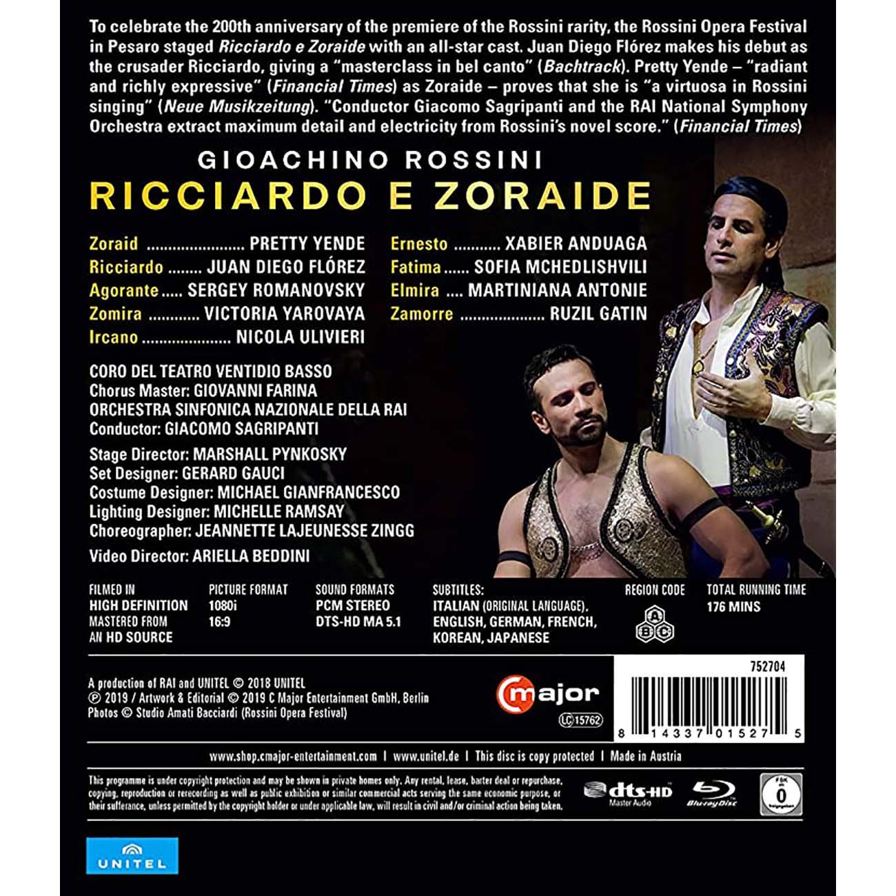 Rossini: Ricciardo e Zoraide (Blu-Ray) – Pretty Yende, Juan Diego